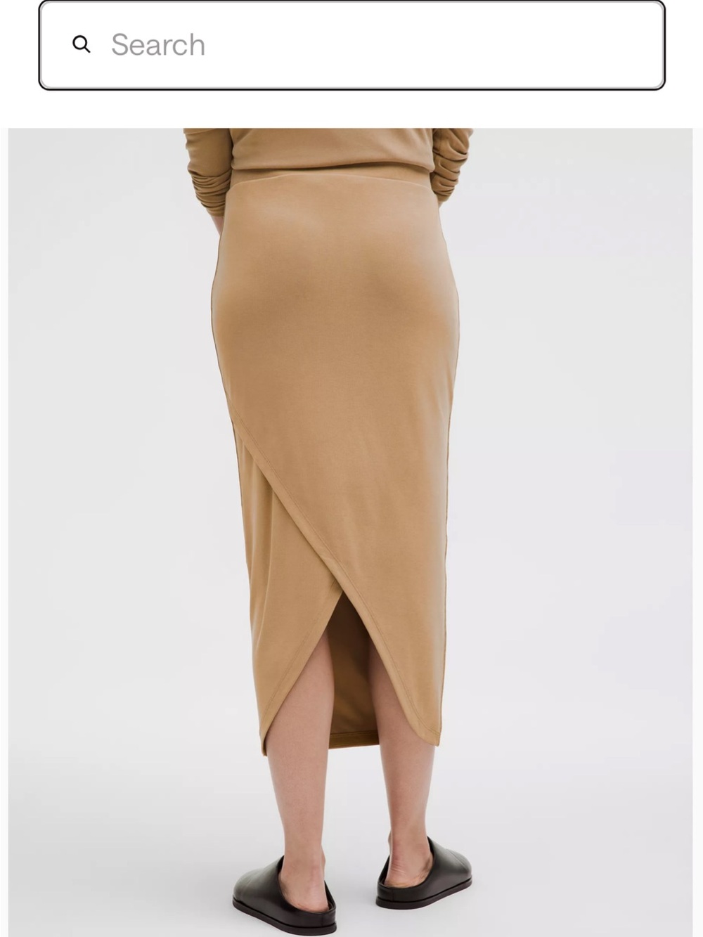 Drapey Softstreme Column Midi Skirt - Resale